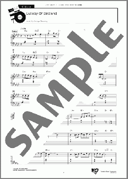 Lullaby Of Birdland(George Shearing) 楽譜 その他 中～上級 ダウンロード