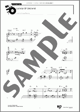 Lullaby Of Birdland(George Shearing) 楽譜 その他 中～上級 ダウンロード