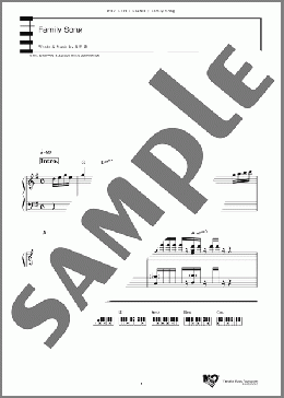 Family Song(星野 源) 楽譜 ピアノ（ソロ） 中～上級 ダウンロード