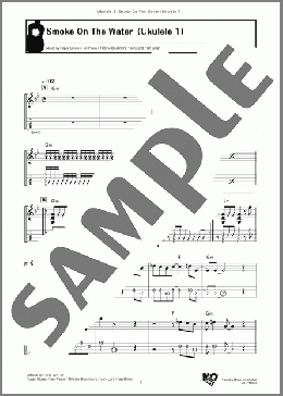 Smoke On The Water(Roger Glover/Ian Paice/Ritchie Blackmore/Jon Lord/Ian Gillan) 楽譜 アンサンブル（パート） ダウンロード