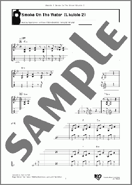 Smoke On The Water(Roger Glover/Ian Paice/Ritchie Blackmore/Jon Lord/Ian Gillan) 楽譜 アンサンブル（パート） ダウンロード