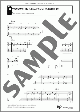 小さな世界(Richard M. Sherman/Robert B. Sherman) 楽譜 アンサンブル（パート） ダウンロード
