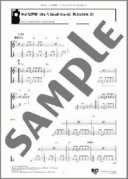 小さな世界(Richard M. Sherman/Robert B. Sherman) 楽譜 アンサンブル（パート） ダウンロード