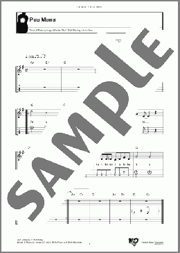 Pua Mana(Irmgard Farden Aluli/Dick Manning/Al Hoffman) 楽譜 ウクレレ（弾き語り） ダウンロード