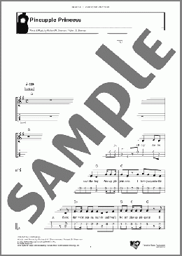 Pineapple Princess(Richard M. Sherman/Robert B. Sherman) 楽譜 ウクレレ（弾き語り） ダウンロード