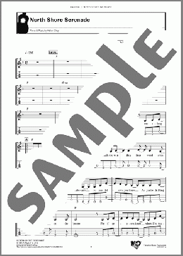 North Shore Serenade(Nalani Choy) 楽譜 ウクレレ（弾き語り） ダウンロード
