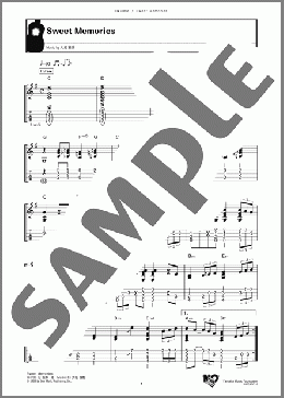 Sweet Memories(大村 雅朗) 楽譜 ウクレレ（弾き語り） ダウンロード