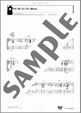 Fly Me To The Moon(Bart Howard) 楽譜 ウクレレ（弾き語り） ダウンロード