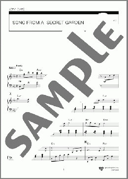 SONG FROM A SECRET GARDEN(ソング・フロム・ア・シークレット・ガーデン)(SECRET GARDEN) 楽譜 ピアノ（ソロ） 中級 ダウンロード