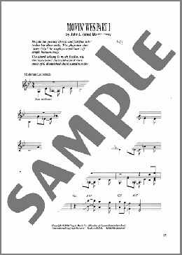 Movin' Wes Part I(Wes Montgomery) 楽譜 ギター（その他） ダウンロード