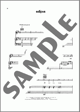 Eclipse(Pink Floyd) 楽譜 ピアノ & ボーカル & ギター ダウンロード