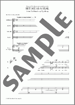 Set Me As A Seal(Paul Mealor) 楽譜 合唱（その他） ダウンロード