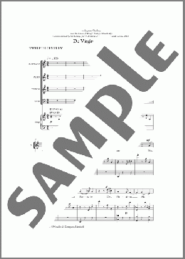 De Virgine Maria (SATB and harp version)-Score(Carl Rutti) 楽譜 合唱（その他） ダウンロード