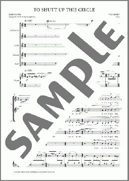 To Shutt Up This Circle(Nico Muhly) 楽譜 合唱（その他） ダウンロード