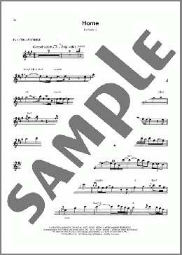 Home(Kenny G) 楽譜 アルトサックス（ソロ） ダウンロード