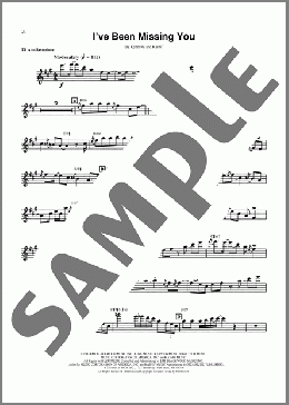 I've Been Missing You(Kenny G) 楽譜 アルトサックス（ソロ） ダウンロード