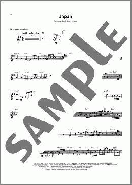 Japan(Kenny G) 楽譜 ソプラノサックス（ソロ） ダウンロード