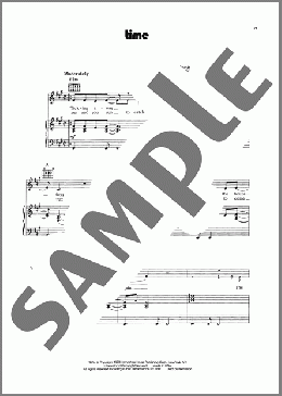 Time(Pink Floyd) 楽譜 ピアノ & ボーカル & ギター ダウンロード