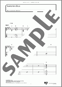 Summertime Blues(ザ・フー) 楽譜 ギター（ソロ） ダウンロード