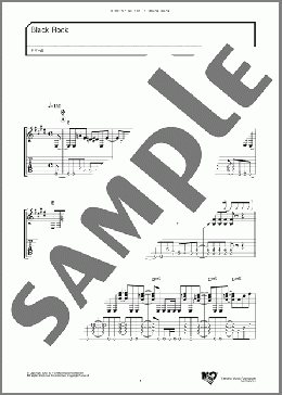 Black Rock(ヤマハ曲) 楽譜 ギター（ソロ） ダウンロード