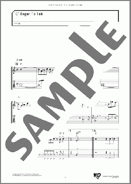 C Began To Talk(ヤマハ曲) 楽譜 ギター（ソロ） ダウンロード