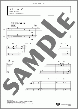 ブルー・ムーン(Richard Rodgers) 楽譜 アンサンブル（フルスコア） ダウンロード