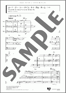 ユード・ビー・ソー・ナイス・トゥ・カム・ホーム・トゥ(Cole Porter) 楽譜 アンサンブル（フルスコア） ダウンロード