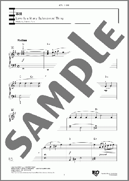 慕情(Sammy Fain) 楽譜 ピアノ（ソロ） 中級 ダウンロード