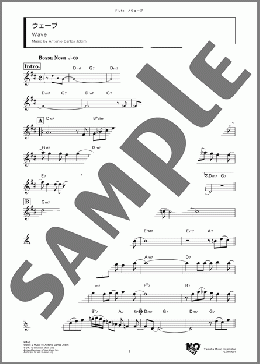 ウェーブ(Antonio Carlos Jobim) 楽譜 フルート ダウンロード