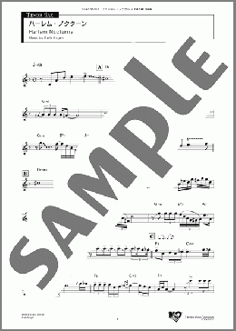 ハーレム・ノクターン Tenor(Earle Hagen) 楽譜 テナーサックス（ソロ） ダウンロード