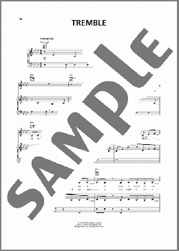 Tremble(Nichole Nordeman) 楽譜 ピアノ & ボーカル & ギター ダウンロード