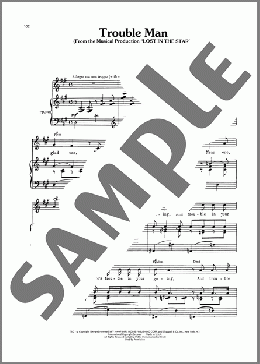 Trouble Man (from Lost In The Stars)(Kurt Weill) 楽譜 ピアノ & ボーカル & ギター ダウンロード