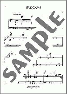Endgame(R.E.M.) 楽譜 ピアノ（ソロ） ダウンロード