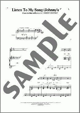 Listen To My Song (from Johnny Johnson)(Kurt Weill) 楽譜 ピアノ & ボーカル & ギター ダウンロード