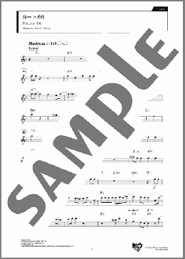 ルート66(Nat King Cole) 楽譜 フルート ダウンロード