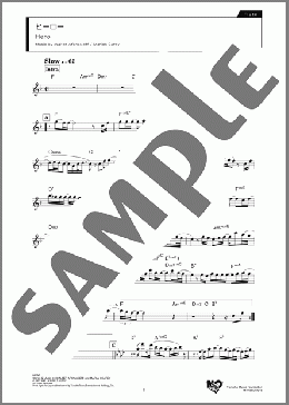 ヒーロー(Mariah Carey) 楽譜 フルート ダウンロード