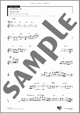 デスペラード Alto(Glenn Frey/Don Henley) 楽譜 アルトサックス（ソロ） ダウンロード