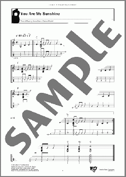You Are My Sunshine(Jimmie Davis/Charles Mitchell) 楽譜 アンサンブル（パート） ダウンロード