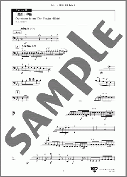 「魔笛」 序曲(Wolfgang Amadeus Mozart) 楽譜 アンサンブル（パート） ダウンロード