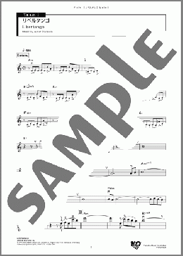 リベルタンゴ(Astor Piazzolla) 楽譜 バイオリン ダウンロード