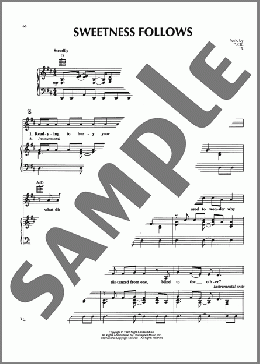 Sweetness Follows(R.E.M.) 楽譜 ピアノ & ボーカル & ギター ダウンロード