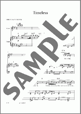 Timeless(Tom Ball) 楽譜 ピアノ & ボーカル ダウンロード