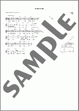 Mean To Me(Fred E. Ahlert) 楽譜 その他 ダウンロード