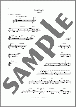 Passages(Kenny G) 楽譜 ソプラノサックス（ソロ） ダウンロード