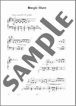 Boogie Blues(Kay Hicks Ward) 楽譜 ピアノ（ソロ） ダウンロード
