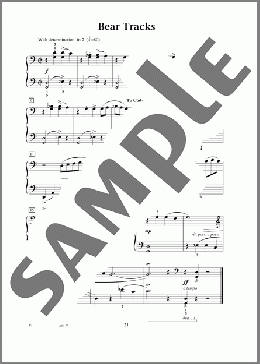 Bear Tracks(Carol Klose) 楽譜 ピアノ（ソロ） ダウンロード