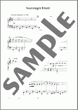 Scavenger Hunt(Mona Rejino) 楽譜 ピアノ（ソロ） ダウンロード