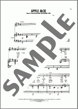 Apple Jack (from Huckleberry Finn)(Maxwell Anderson) 楽譜 ピアノ & ボーカル & ギター ダウンロード