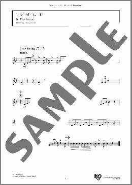 イン・ザ・ムード(Joe Garland) 楽譜 アンサンブル（パート） ダウンロード