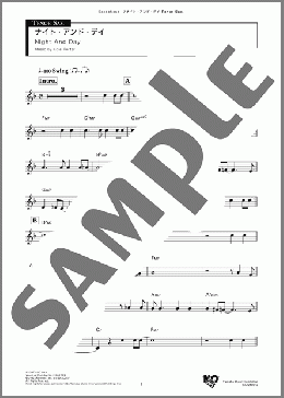 ナイト・アンド・デイ Tenor(Cole Porter) 楽譜 テナーサックス（ソロ） ダウンロード